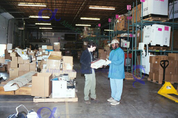 Medshare warehouse in prep for shipment